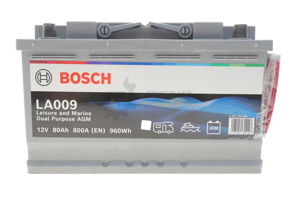 Акумулятор Bosch 12В/80/800/22,76кг BOSCH 0 092 LA0 090 (фото 1)