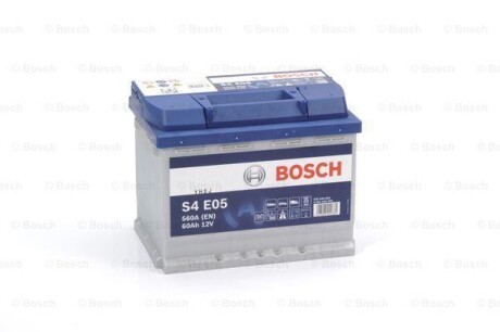 Акумулятор S4 EFB 60 Ah, EN 560 правий "+" 242x175x190 (ДхШхВ) с-ма START-STOP BOSCH 0 092 S4E 050 (фото 1)