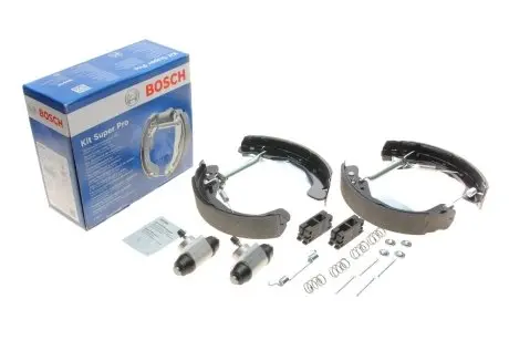 Комплект барабанных колодок с тормозными цилиндрами BOSCH 0 204 114 642