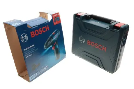 Шуруповерт аккумуляторный GSR 120-LI 12V/2.0Ah (14/30 Nm) + к-кт бит + сверла BOSCH 06019G8002