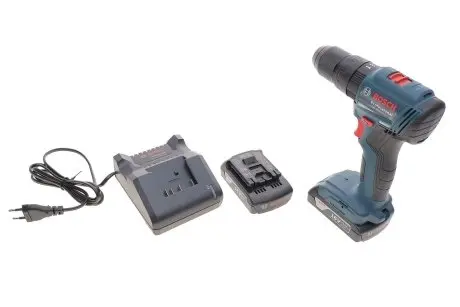 Шуруповерт акумуляторний GSB 185-LI 18V/2.0Ah 50 Нм (2 акб + зарядка) BOSCH 0 601 9K3 100