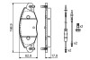 Колодки тормозные дисковые BOSCH 0 986 424 581 (фото 2)