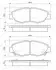 Тормозные колодки дисковые BOSCH 0 986 461 124 (фото 1)