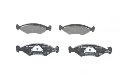 Колодки тормозные дисковые BOSCH 0 986 466 402
