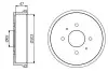 Тормозной барабан BOSCH 0 986 477 235 (фото 7)