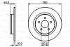 ДИСК ГАЛЬМIВНИЙ ЗАДНIЙ COATED BOSCH 0 986 479 B81 (фото 6)