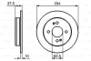 Диск гальмівний (задній) Hyundai i10 08-17/Kia Picanto 04- (234x10) BOSCH 0 986 479 B95 (фото 6)