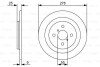 ДИСК ГАЛЬМIВНИЙ ЗАДНIЙ COATED BOSCH 0 986 479 C05 (фото 6)