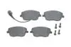 Колодки гальмівні дискові BOSCH 0 986 494 105 (фото 1)