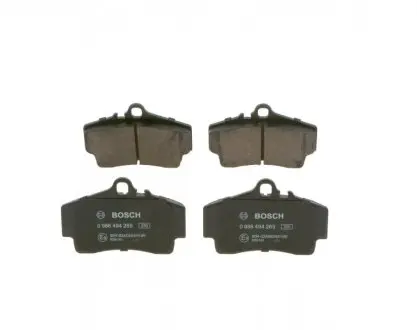 Тормозные колодки дисковые задние PORSCHE 911 3.4/3.6 97-08, BOXSTER 2.7/3.2/3.4 99-12 BOSCH 0 986 494 265