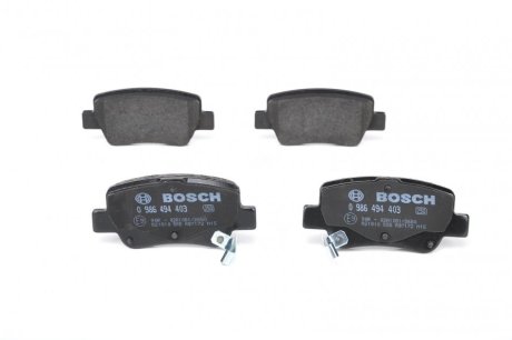 Дисковi колодки заднi BOSCH 0 986 494 403