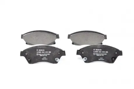 Колодки гальмівні дискові BOSCH 0 986 494 433