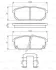 Колодки гальмівні (задні) Kia Sorento I 02- BOSCH 0 986 494 590 (фото 8)