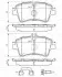 Гальмівні колодки, дискові BOSCH 0986494607 (фото 8)
