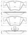 Гальмівні колодки перед. BMW 5 (F10, F11, F18) 2.0/3.0 10- BOSCH 0 986 494 705 (фото 8)