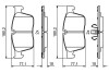 ГАЛЬМІВНІ КОЛОДКИ; ДИСКОВІ BOSCH 0 986 494 829 (фото 2)