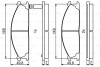 ГАЛЬМІВНІ КОЛОДКИ, ДИСКОВІ BOSCH 0 986 494 848 (фото 1)