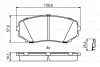 Колодки тормозные дисковые BOSCH 0 986 494 879 (фото 1)