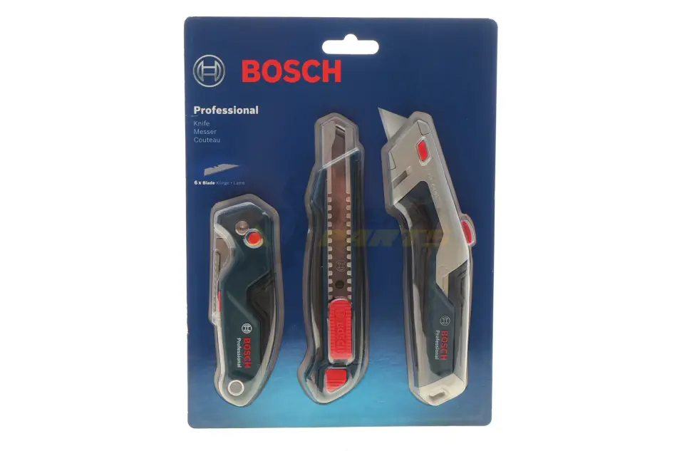 Набір з 3 професійних ножів BOSCH 1 600 A02 7M4 (фото 1)
