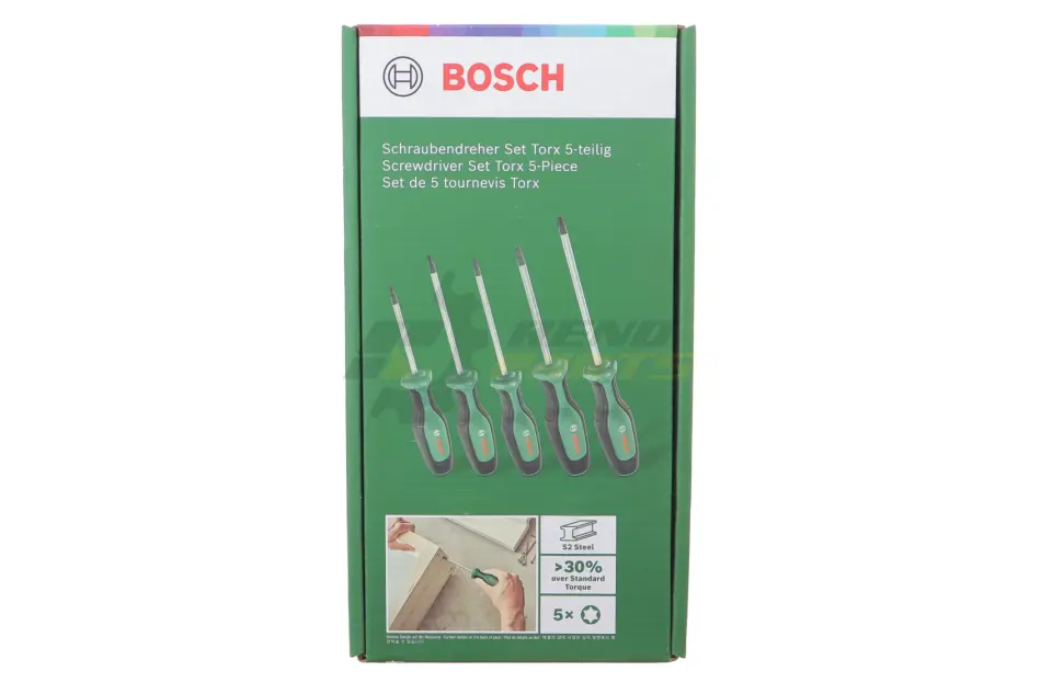 Набор отверток Torx 5 шт BOSCH 1 600 A02 BX6 (фото 1)