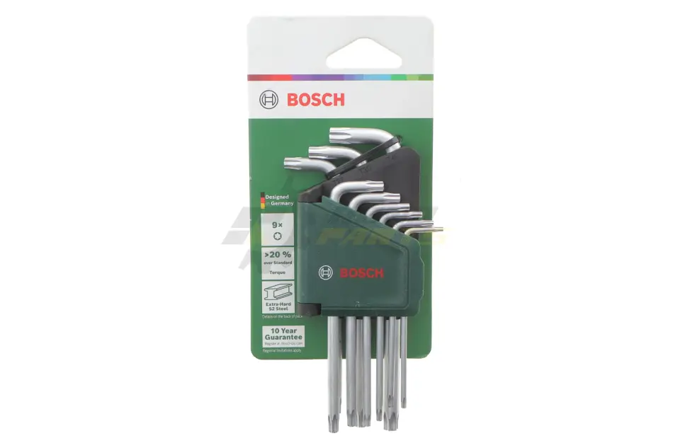 Набор торцевых ключей 9шт. BOSCH 1 600 A02 Z9C (фото 1)