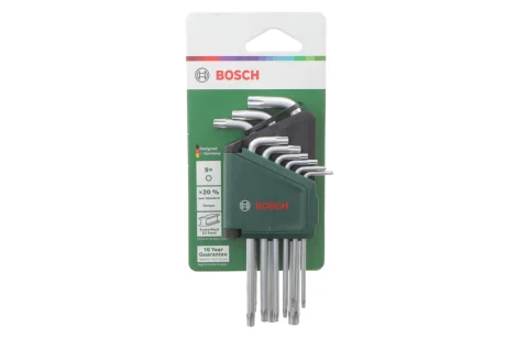 Набір торцевих ключів 9 шт. BOSCH 1 600 A02 Z9C