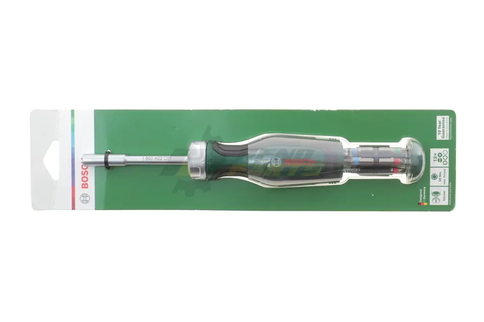 Викрутка з тріскачкою, 12 насадок BOSCH 1 600 A03 2V0 (фото 1)