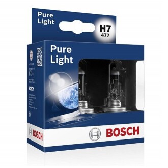 Автолампа Pure Light H7 PX26d 55 W прозрачная BOSCH 1987301406 (фото 1)