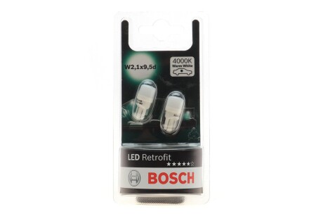 ЛАМПА LED RETROFIT W5W BOSCH 1 987 301 506