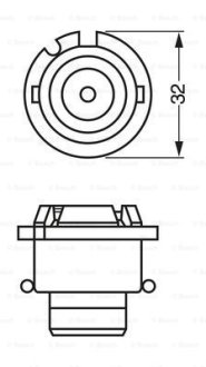 ЛАМПА D4S BOSCH 1 987 302 906