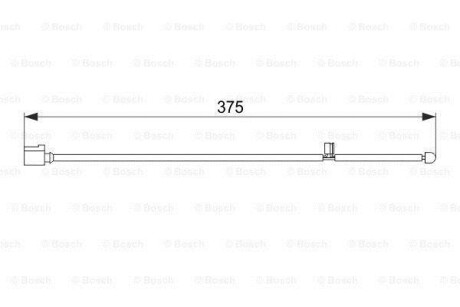 ДАТЧИК ЗНОШУВАННЯ ДИСК.КОЛ.ПЕРЕД BOSCH 1 987 474 562