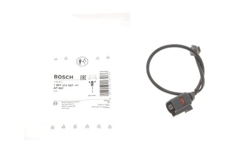 Датчик тормозных колодок перед/зад VW Touareg 3.0-4.2, 10- BOSCH 1 987 474 567