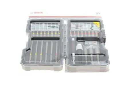 Набор бит Colored PROMOLINE 43шт BOSCH 2607017164