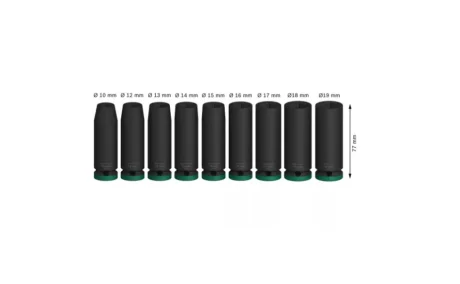 Набор ударных головок PRO 1/2" 10-27 мм 9 шт. BOSCH 2 608 003 040