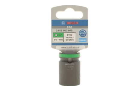 Головка торцева ударна PRO 1/2" 17 мм BOSCH 2 608 003 048
