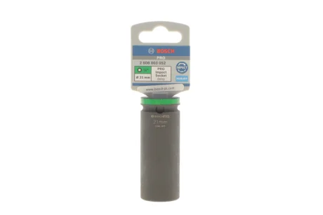 Головка торцевая ударная PRO 1/2" 21 мм. BOSCH 2 608 003 052