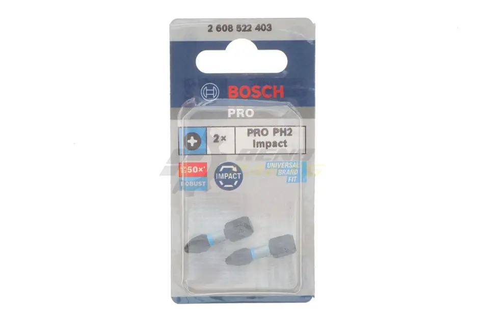 Бита 1/4" PH2 2 ед. BOSCH 2 608 522 403 (фото 1)