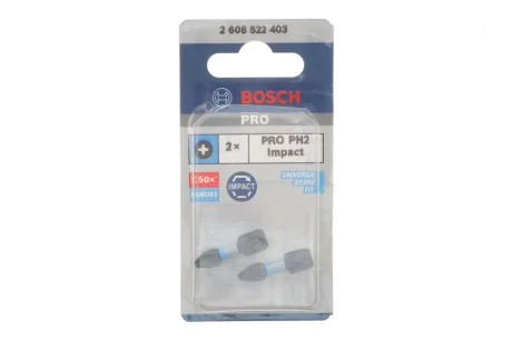 Бита 1/4" PH2 2 ед. BOSCH 2 608 522 403