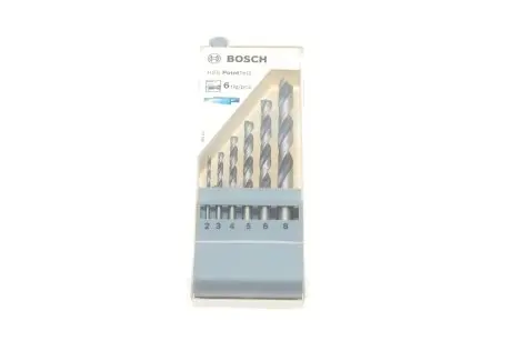 Набір свердл PointTeQ 6шт D2-8 BOSCH 2 608 577 346