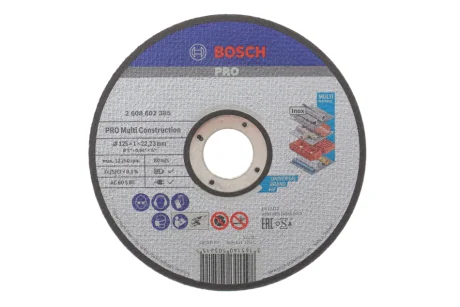 Отрезной круг 125 x1x22,23 мм PRO Multi Material BOSCH 2 608 602 385