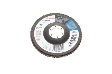 Круг зачисний 125x5x22,23 мм знято з постачання BOSCH 2 608 606 922