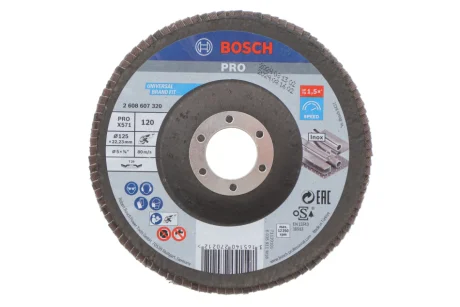 Круг зачистной 125x5x22,23 мм P120 Best for Metal BOSCH 2 608 607 320