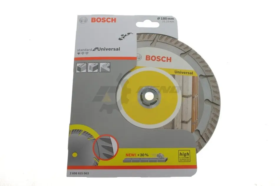 Круг отрезной 180x2x22,2 мм (Алмазный Standard for Universal) BOSCH 2 608 615 063 (фото 1)
