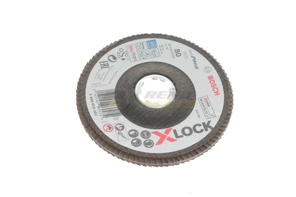 Круг чистящий 125x8x22,23 мм X-LOCK X571 Best for Metal BOSCH 2 608 619 203 (фото 1)