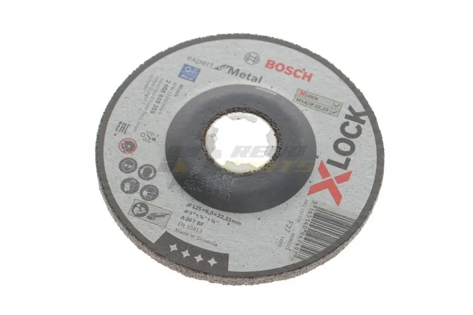 Круг чистящий 125x6x22,23 мм X-LOCK Expert for Metal BOSCH 2 608 619 259 (фото 1)