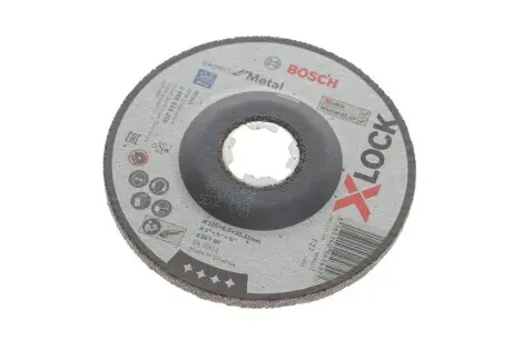 Круг чистящий 125x6x22,23 мм X-LOCK Expert for Metal BOSCH 2 608 619 259