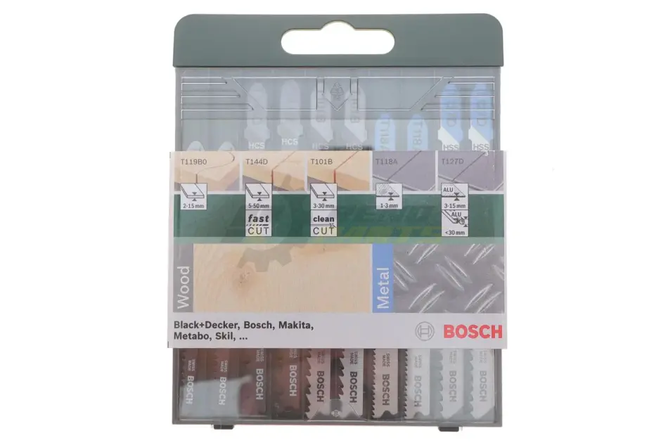 Полотно сменное для элетролобзиков Sort T-Xboc (к-кт 10 шт.) BOSCH 2 609 256 746 (фото 1)