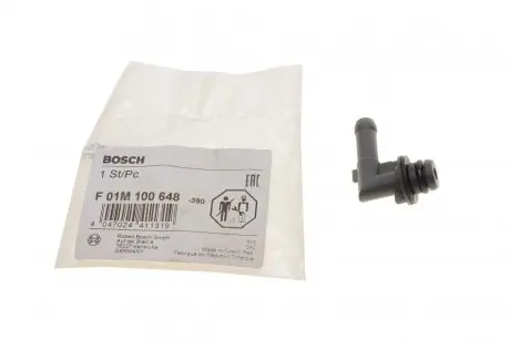 Штуцер насосу паливного Opel Corsa/Meriva 01-10 (Common Rail) BOSCH F 01M 100 648