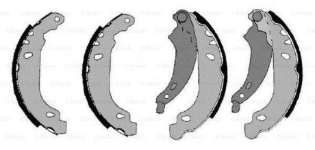 Комплект гальмівних колодок BOSCH F 026 004 556