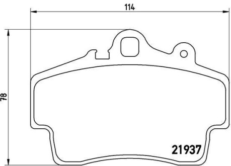 Колодки гальмівні BREMBO P65007